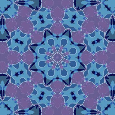 Renkli çiçek Dürbünü desen, soyut tasarım