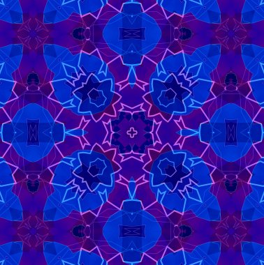 hafif mavi kaleidoscope arka plan