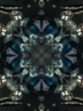 Brown etnik desen. Soyut kaleydoskop