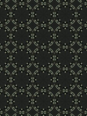 Brown etnik desen. Soyut kaleydoskop