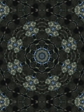 Brown etnik desen. Soyut kaleydoskop