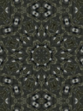 Brown etnik desen. Soyut kaleydoskop