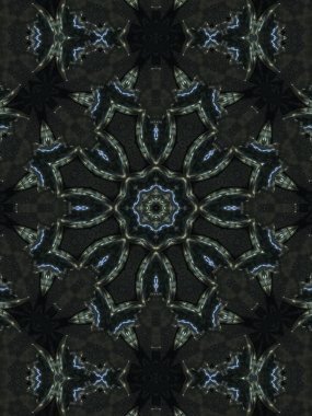 Brown etnik desen. Soyut kaleydoskop