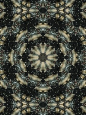 Brown etnik desen. Soyut kaleydoskop