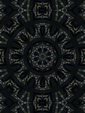 Brown etnik desen. Soyut kaleydoskop