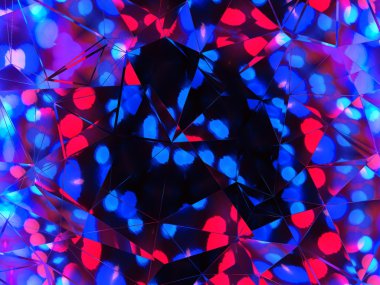 hafif mavi kaleidoscope arka plan