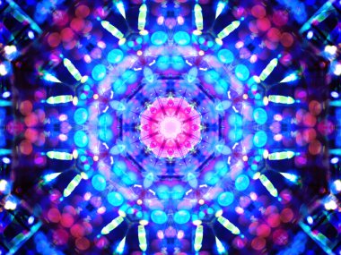 hafif mavi kaleidoscope arka plan