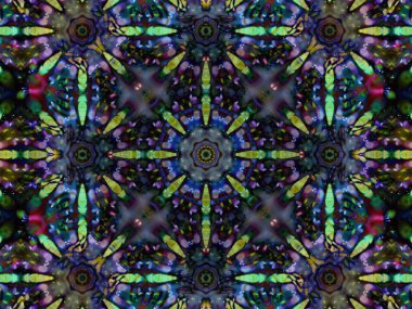 Kaleydoskop soyut gri desen desen