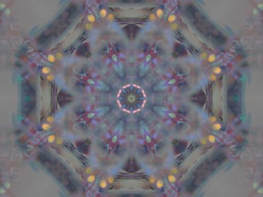Kaleydoskop soyut gri desen desen