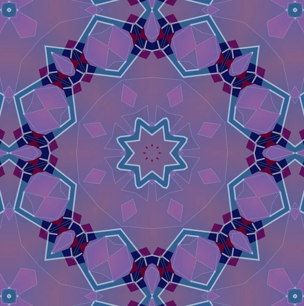 Abstraktní kaleidoskopický fialová textur — Stock fotografie