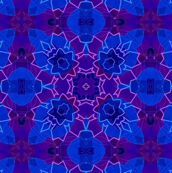 Světle modrá kaleidoskop pozadí — Stock fotografie