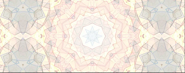 Barevný kaleidoskop vzorek, abstraktní design — Stock fotografie