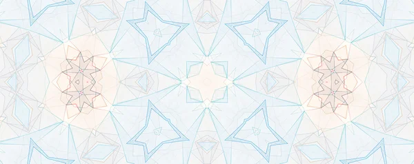 Light blue kaleidoscope background — Stock Photo, Image