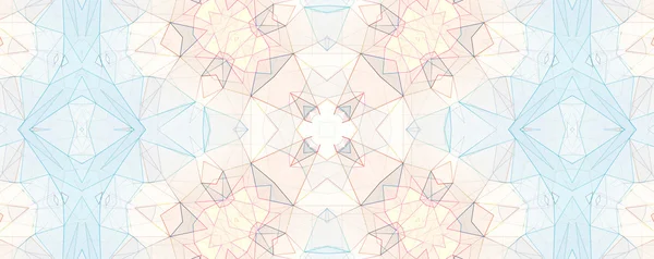 Buntes Kaleidoskopmuster, abstraktes Design — Stockfoto