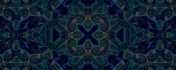 Light blue kaleidoscope background — Stock Photo, Image