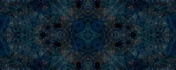 Light blue kaleidoscope background — Stock Photo, Image