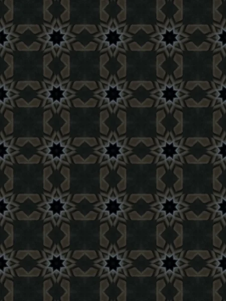 Brown Ethnic pattern. Abstract kaleidoscope — Stock Photo, Image