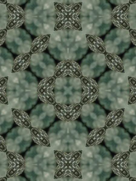 Brown Ethnic pattern. Abstract kaleidoscope — Stock Photo, Image