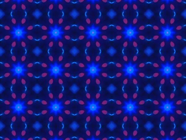 Háttérben fény kék Kaleidoszkóp — Stock Fotó