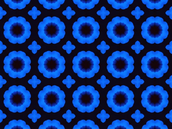 Light blue kaleidoscope background — Stock Photo, Image