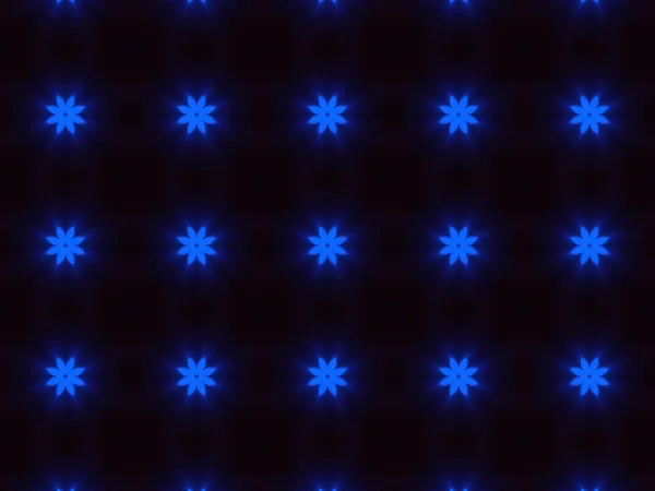 Голубой калейдоскоп — стоковое фото