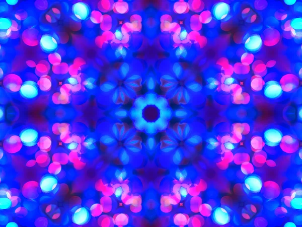 Світло-блакитний фон калейдоскопа — стокове фото