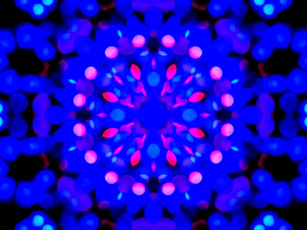 Світло-блакитний фон калейдоскопа — стокове фото