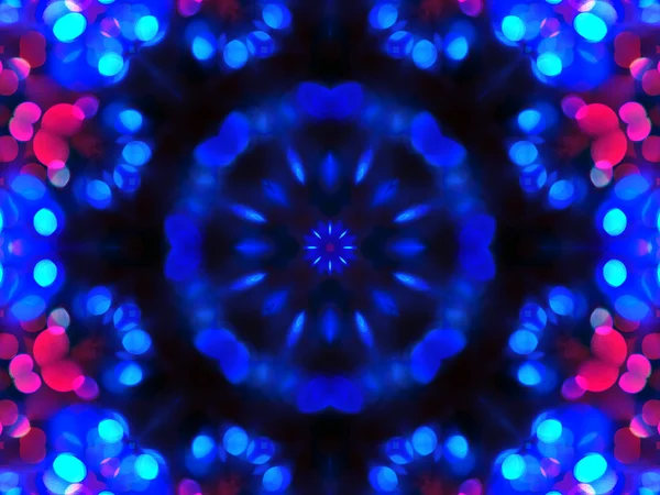 Light blue kaleidoscope background — Stock Photo, Image