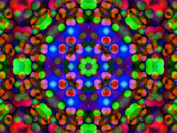 Caleidoscopio patrón inconsútil colorido abstracto — Foto de Stock