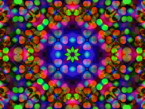 Abstraktní barevné bezešvé pattern kaleidoskop — Stock fotografie