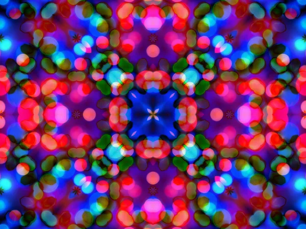 Абстрактний барвистий безшовний візерунок калейдоскоп — стокове фото