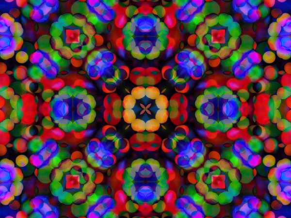 Abstraktes Hintergrundmuster, Kaleidoskop — Stockfoto