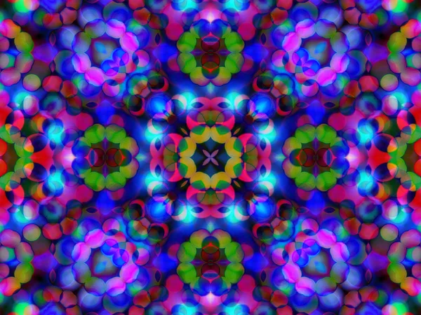 Abstract kaleidoscopic purple texture — Stock Photo, Image