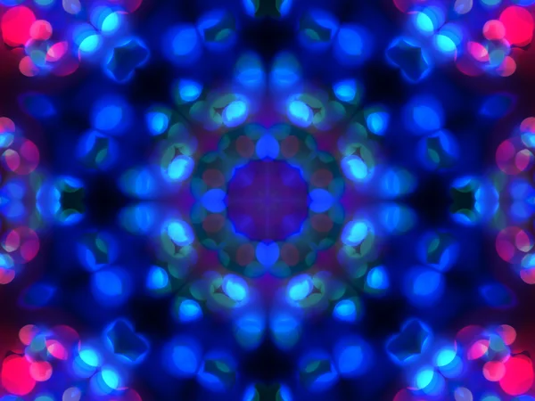 Ljus blå Kalejdoskop bakgrund — Stockfoto