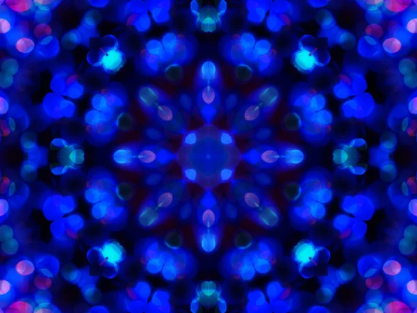 Světle modrá kaleidoskop pozadí — Stock fotografie