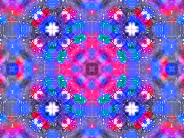 Abstraktní kaleidoskopický fialová textur — Stock fotografie