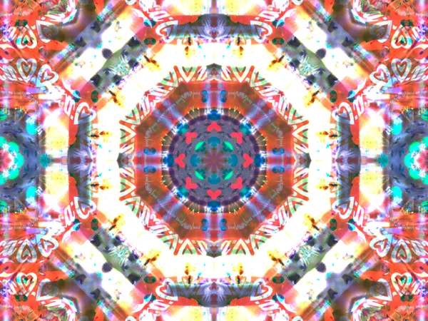 Abstraktní barevné bezešvé pattern kaleidoskop — Stock fotografie