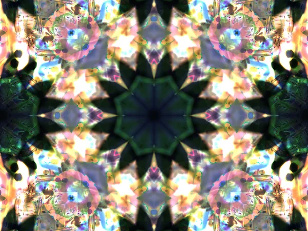 Abstract colorful seamless pattern kaleidoscope — Stock Photo, Image