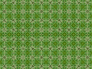 Yeşil soyut kaleydoskop arka plan