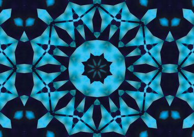 hafif mavi kaleidoscope arka plan