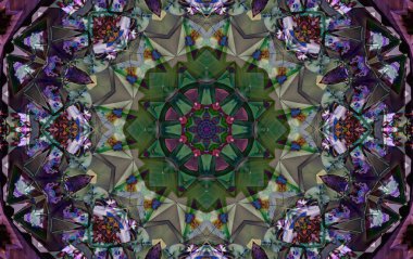 Peygamber Çiçeği çiçek Merkezi mor Mandala