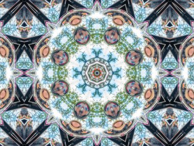 Kaleydoskop soyut gri desen desen