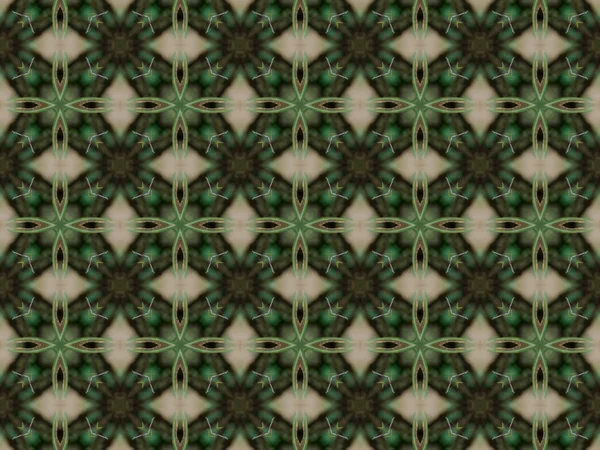 Háttér zöld absztrakt Kaleidoszkóp — Stock Fotó