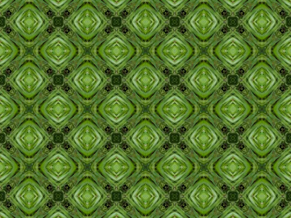 Grüne abstrakte Kaleidoskop Hintergrund — Stockfoto