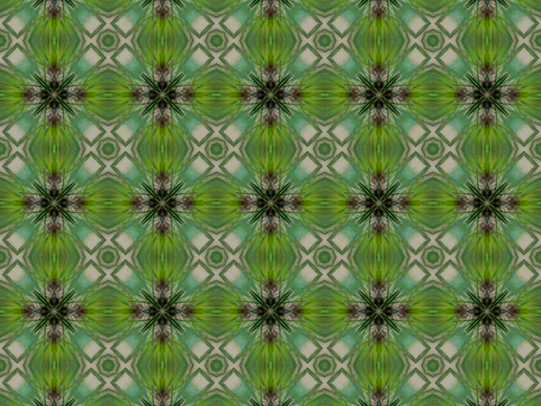 Fondo caleidoscopio abstracto verde —  Fotos de Stock