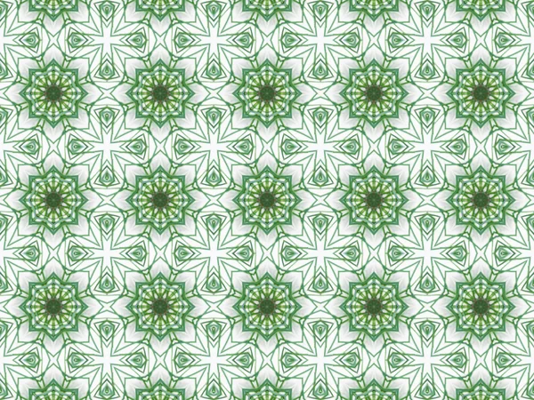 Fondo caleidoscopio abstracto verde —  Fotos de Stock