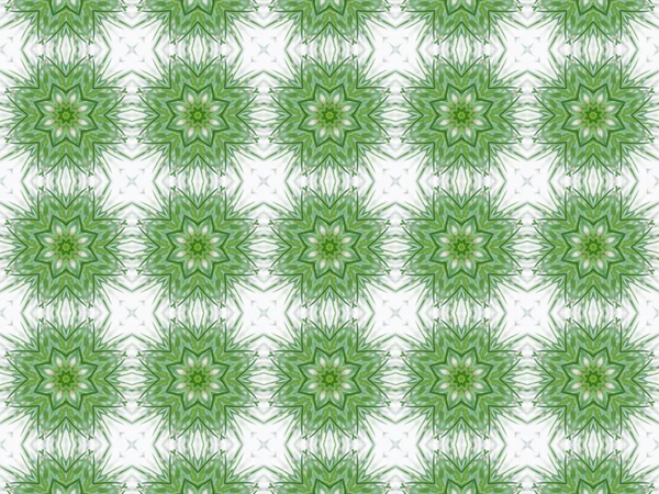 Fundo caleidoscópio abstrato verde — Fotografia de Stock