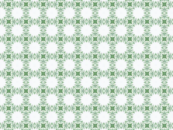 绿色抽象万花筒背景 — 图库照片