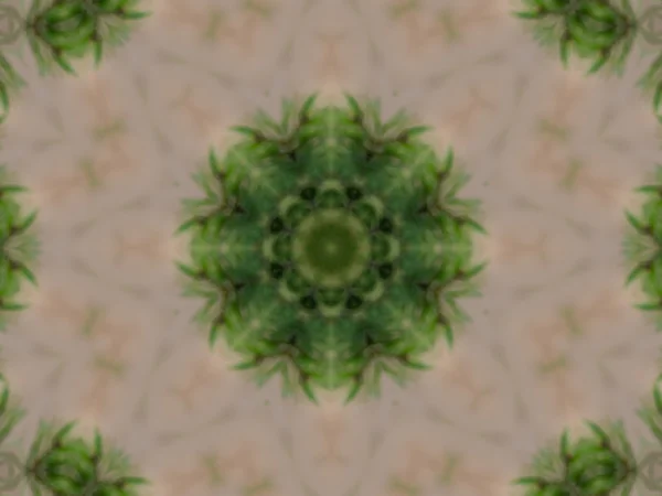 Grüne abstrakte Kaleidoskop Hintergrund — Stockfoto