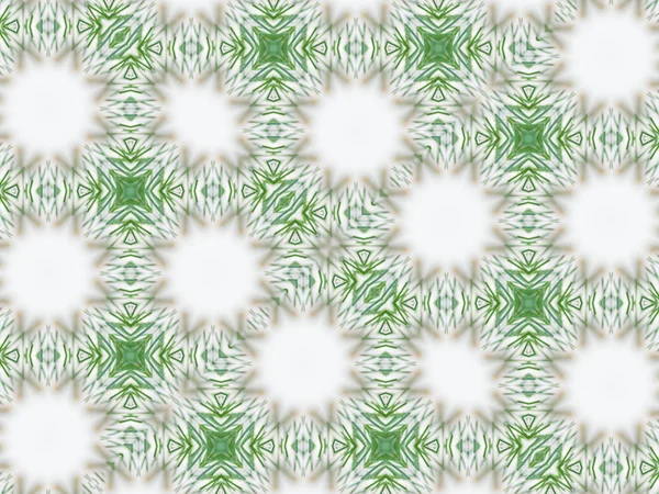 Fond kaléidoscope abstrait vert — Photo